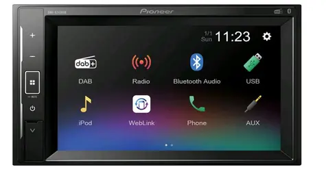 Pioneer DMH-A240DAB / Autorádio / 2DIN / FM/DAB/DAB+ / 6.2" LCD / USB / Bluetooth