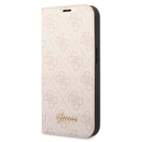 GUESS PC/TPU 4G Metal Camera Outline Book Pouzdro pro Apple iPhone 14 Pro Max růžová