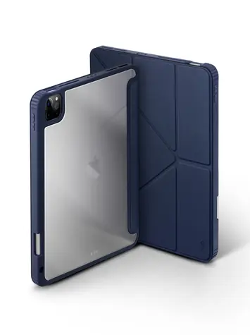 Uniq Moven Antimikrobiální pouzdro pro Apple iPad Pro 11 (2021) - SLATE BLUE (modrá)