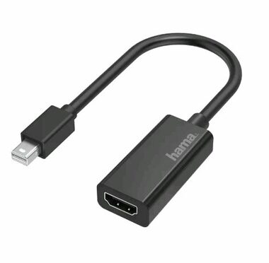Hama 200332 redukce Mini DisplayPort samec na HDMI samice / 4K/UHD 