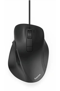 Hama 182612 MC-500 černá / optická myš / pro praváky / 1600dpi / USB / 6 tlačítek / tichá 