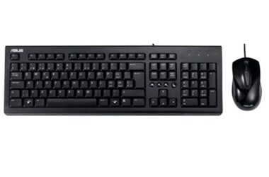 ASUS U2000 černá / Set Klávesnice + Myš / drátová / USB