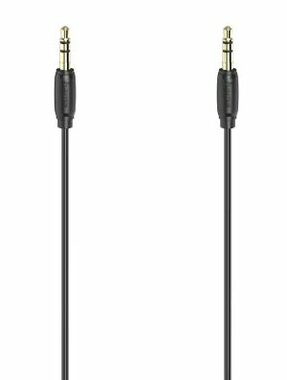 Hama 205118 audio slim kabel jack - jack 1.5 m černá 
