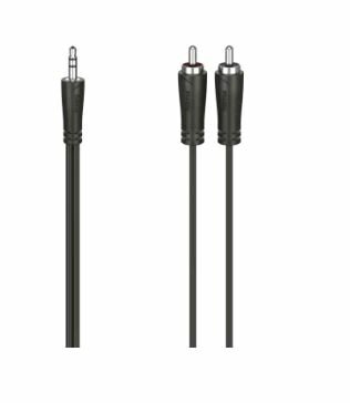 Hama 205110 audio kabel jack - 2cinch 1.5 m černá