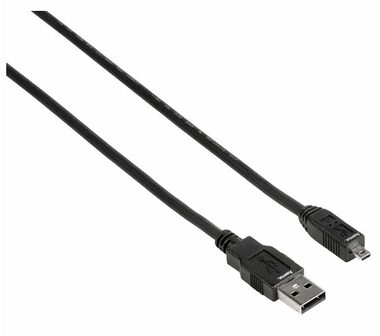 Hama 74204 mini USB 2.0 kabel USB-A na miniUSB 1.8m černá 