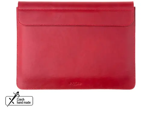 FIXED Oxford Kožené pouzdro pro Apple iPad Pro 12.9" (2018/2020/2021/2022) s Magic/Folio Keyboard červená