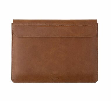 FIXED Oxford Kožené pouzdro pro Apple MacBook Air 13.6" (2022) M2 hnědá