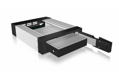 Icy Box IB-158SSK-B černá / Externí box pro 3.5" HDD / SATA III / Hot-Swap