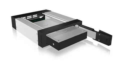 Icy Box IB-158SSK-B černá / Externí box pro 3.5" HDD / SATA III / Hot-Swap