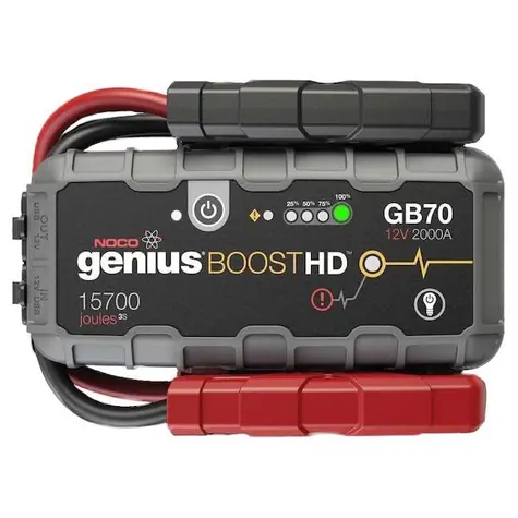 NOCO GB70 Boost - startovací zdroj / integrovaná baterie / 2000 A / 12 V / USB