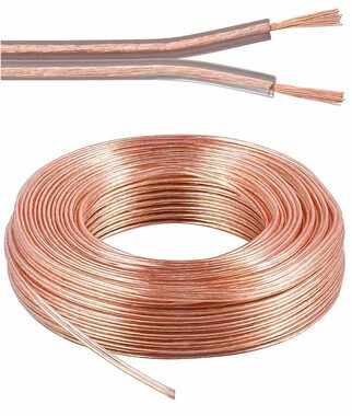 PremiumCord Kabely na propojení reprosoustav 2x2.5mm2 1m / 99.9% měď 