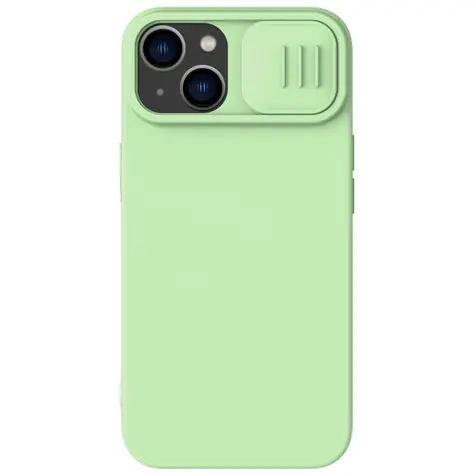 Nillkin CamShield Silky Magnetic Silikonový Kryt pro Apple iPhone 14 Plus zelená / doprodej