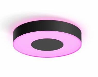Philips Hue WACA Xamento M stropní LED svítidlo 33.5W černá / 2350lm / 2000-6500K / RGB / IP44 