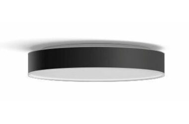 Philips Hue WA Enrave L stropní LED svítidlo 1x33.5W černá / 4300lm / 2200-6500K / IP20 / ovladač