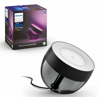 Philips Hue WACA Iris stolní LED lampa 1x8.1W černá / 570lm / 2000-6500K / RGB / IP20