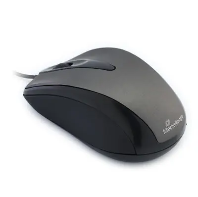 MediaRange MROS201 černo-šedá / optická myš / 1000dpi / USB 