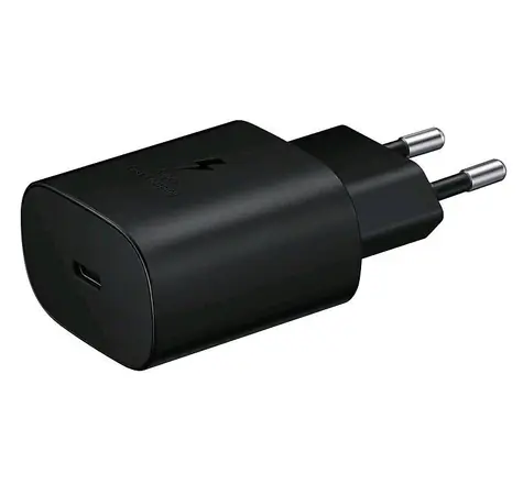 SAMSUNG EP-TA800EBE USB-C 25W Cestovní nabíječka černá (v sáčku) / doprodej