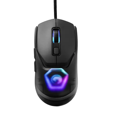 Marvo  FIT LITE G1 šedá / Optická myš / USB-A / 12000 DPI / RGB / 7 tlačítek 