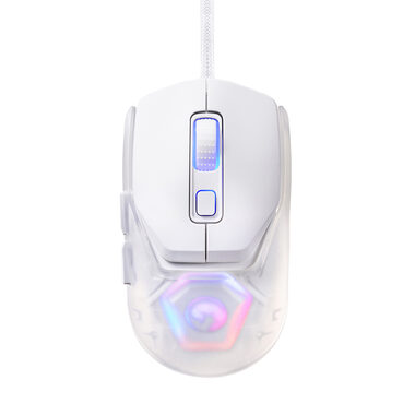 Marvo  FIT LITE G1 bílá / Optická myš / USB-A / 12000 DPI / RGB / 7 tlačítek 