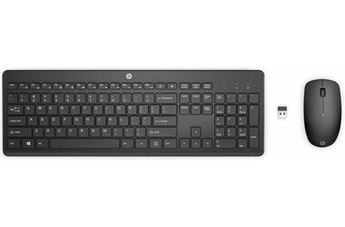 HP 230 Set černá / bezdrátová klávesnice a myš / USB / ENG