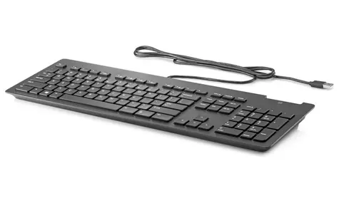 HP SmardCard Slim (CZ) černá / drátová klávesnice / USB