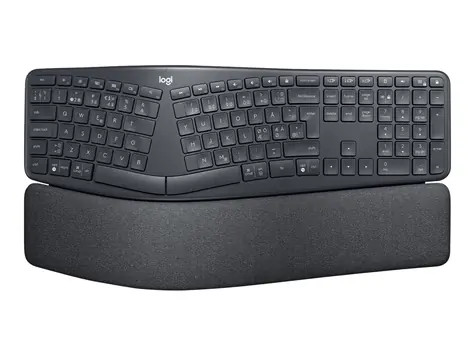 Logitech ERGO K860 SKD černá / bezdrátová klávesnice / ergonomická / Bluetooth / 2.4 GHz / SKD layout