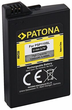 PATONA baterie pro herní konzoli Sony PSP 2000/PSP 3000 Portable 1200mAh / Li-lon / 3.7V / PSP-S110