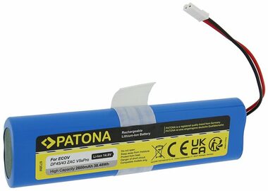 PATONA baterie pro robotický vysavač Ecovacs Deebot DF45/iLife V50/V5s/V8s 2600mAh / Li-lon / 14.8V