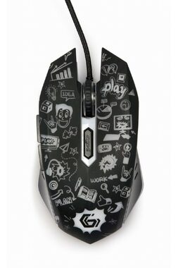Gembird MUS-6B-GRAFIX-01 černá / optická myš / 3600 DPI / USB