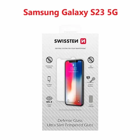SWISSTEN Ochranné temperované sklo 2.5D pro SAMSUNG S911B GALAXY S23 5G RE