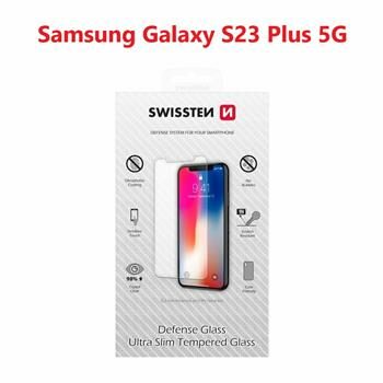 SWISSTEN Ochranné temperované sklo 2.5D pro SAMSUNG S916B GALAXY S23 PLUS 5G RE