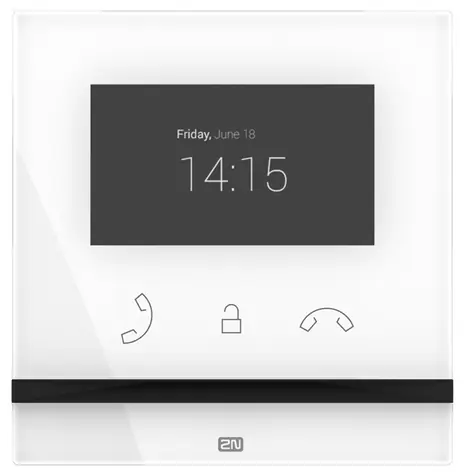 2N ATEUS-91378501WH Indoor Compact bílá / vnitřní video jednotka / 4.3" barevný displej / HD audio / PoE,