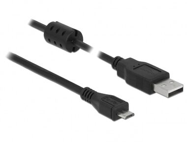 Delock Kabel USB 2.0 Typ-A (M) - USB 2.0 Micro-B (M) 1.5m černá