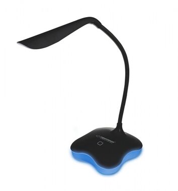 Esperanza ELD105K Mimosa černá / LED stolní lampa / 5500K / nastavitelný jas