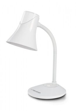 Esperanza ELD111W Polaris bílá / Stolní lampa / patice E27 / 12W