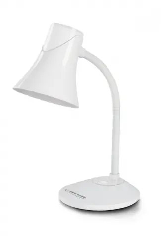 Esperanza ELD111W Polaris bílá / Stolní lampa / patice E27 / 12W