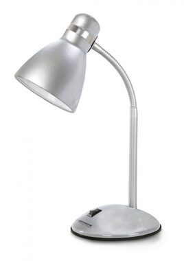 Esperanza ELD113S Alkes stříbrná / Stolní lampa / patice E27 / 12W