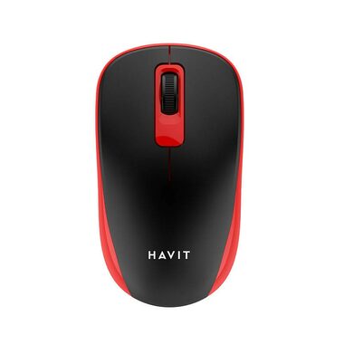 Havit MS626GT červeno-černá / Bezdrátová optická myš / 1200DPI