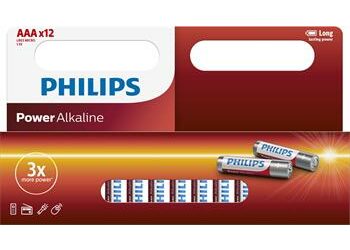 Philips baterie AAA Power Alkaline - 12ks