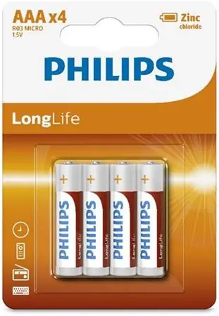 Philips baterie AAA Long Life - 4ks