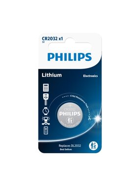 Philips baterie CR2032 Lithium - 1ks