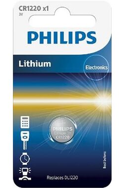 Philips baterie CR1220 Lithium - 1ks