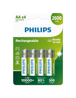 Philips baterie AA Rechargeable - 4ks