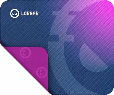 Lorgar 133 (M) fialová / Herní podložka pod myš / 360 x 300 x 3 mm