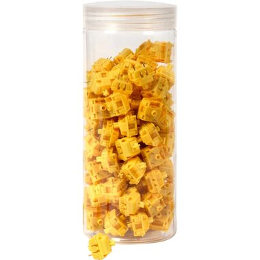 Keychron Gateron Cap V2 Golden-Yellow Switch Set - 110ks / Spínače do mechanické klávesnice / Yellow