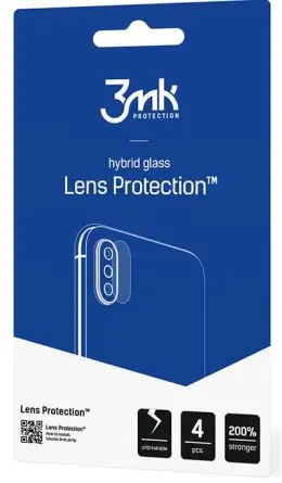 3mk Lens Hybridní sklo ochrana kamery pro Motorola Moto G73 (4ks)