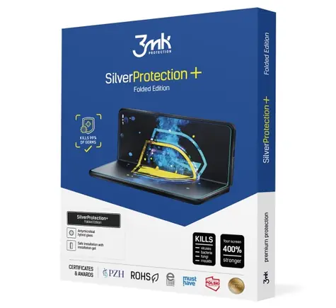3mk SilverProtection+ FE Ochranná fólie pro Samsung Galaxy Z Fold3 5G (vnější + vnitřní)