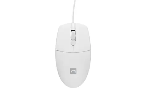 Natec Ruff 2 bílá / drátová / 1000 dpi / USB / 3 tlačitka