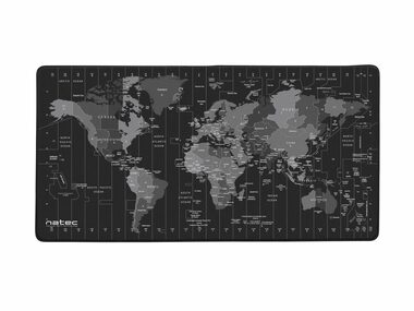 Natec Time Zone / podložka pod myš a klavesnici / rozměry 800 x 400 x 2.5 mm