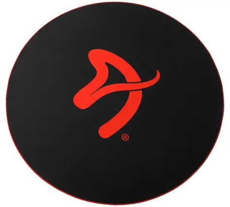 AROZZI Zona ochranná podložka pod židli červeno-černá / průměr 120 cm